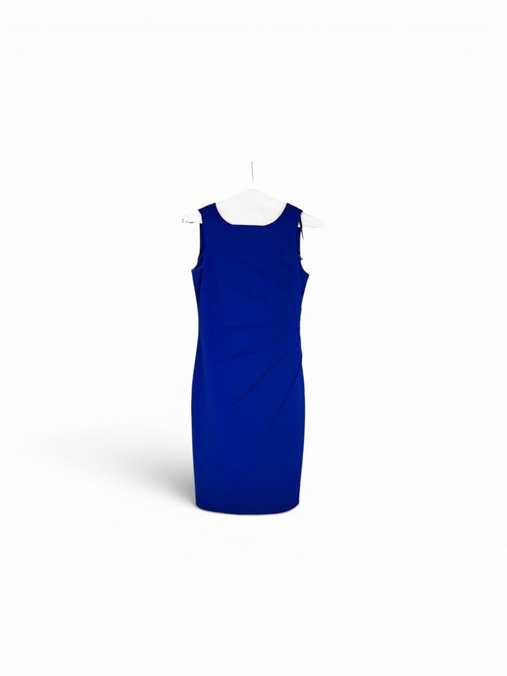 Calvin Klein Royal Blue Sleeveless Midi Sheath Dress